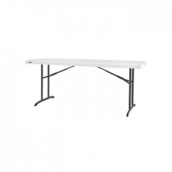 Table pliante polyéthylène blanche nesting 183x76cm - Lifetime