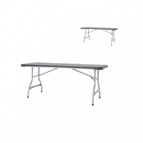 Lot de 20 tables pliantes polyéthylène noire nesting 183x76cm - Lifetime