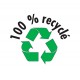 Corbeille Urbaine Moray recyclée avec couvercle vert